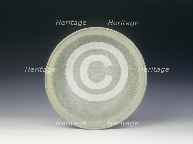 Si Satchanalai celadon dish, Thailand, late 14th-early 15th century. Artist: Unknown