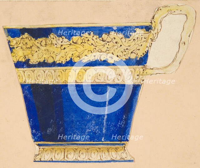 Design for a cup, 19th century. Creator: Anon.