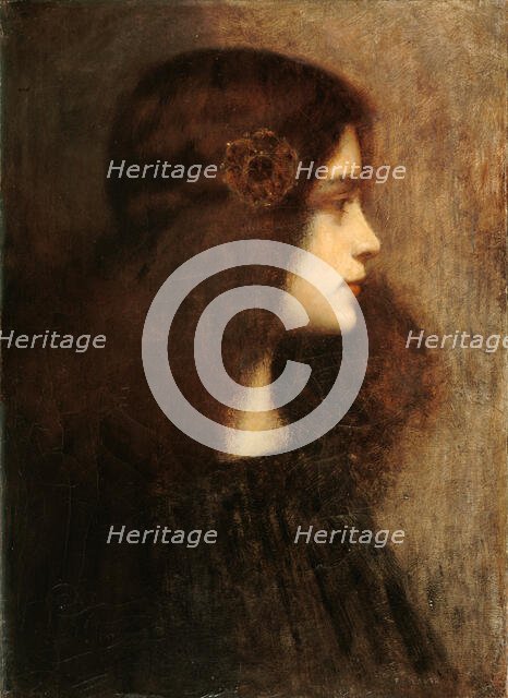 Portrait of Aurore Lauth Sand, c1890. Creator: Lauth; Charles Frédéric (1865-1922).