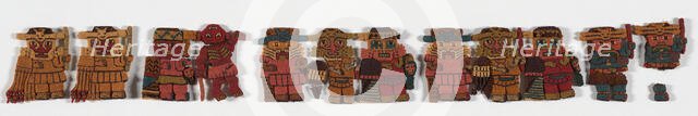 Warrior Fragments, Peru, 100 B.C./A.D. 200. Creator: Unknown.