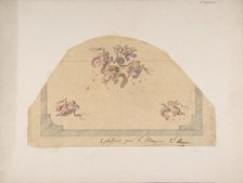 Design for Ceiling with Cherubs, second half 19th century. Creators: Jules-Edmond-Charles Lachaise, Eugène-Pierre Gourdet.