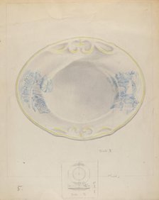 Platter, c. 1937. Creator: Joseph Sudek.