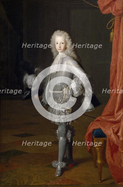 Louis I as Prince of Asturias, 1717. Artist: Houasse, Michel-Ange (1680-1730)
