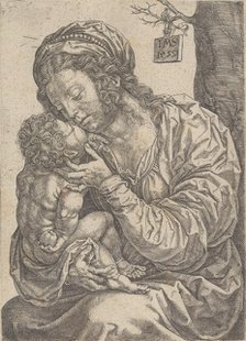 The Virgin and Child Seated at the Foot of a Tree, 1522. Creator: Jan Gossaert.
