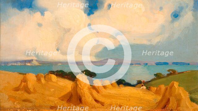 Mounts Bay, Cornwall, 1916-1924. Creator: Benjamin Haughton.