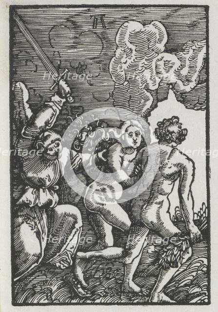 The Fall and Redemption of Man: The Expulsion from Eden, c. 1515. Creator: Albrecht Altdorfer (German, c. 1480-1538).