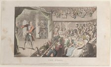 The Stage. George Primrose as "Horatio," from "The Vicar of Wakefield", May 1, 1817., May 1, 1817. Creator: Thomas Rowlandson.