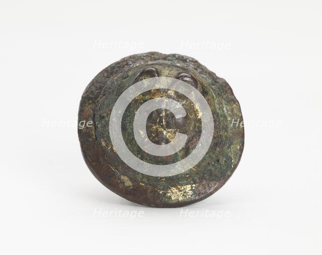 Ornament with a bear head, Han dynasty, 206 BCE-220 CE. Creator: Unknown.