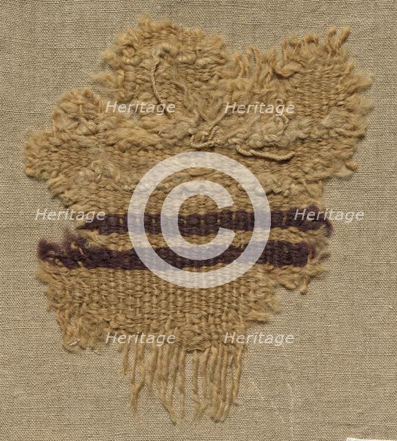 Wool Fragment, 3rd century. Creator: Unknown.