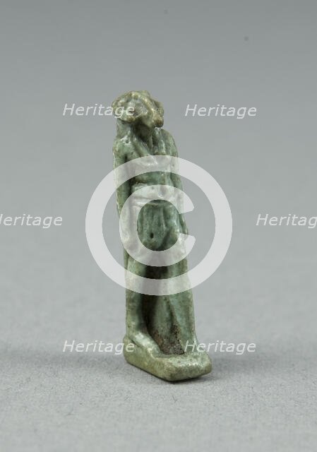 Amulet of the God Khnum, Egypt, Ptolemaic Period (332-30 BCE). Creator: Unknown.