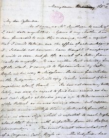 Letter from Jane Austen to her sister Cassandra, 11 February 1801. Creator: Jane Austen.