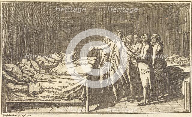 A Welcome Guest, 1777/1791. Creator: Daniel Nikolaus Chodowiecki.