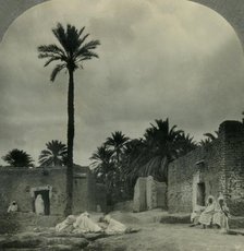 'An Oasis Town in the Sahara Desert, Sultanate of Morocco (French Protectorate)', c1930s. Creator: Unknown.