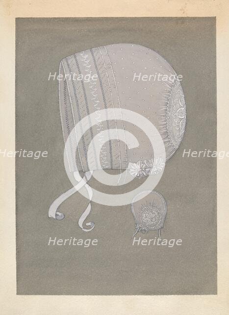 Baby's Cap, c. 1937. Creator: Sylvia DeZon.