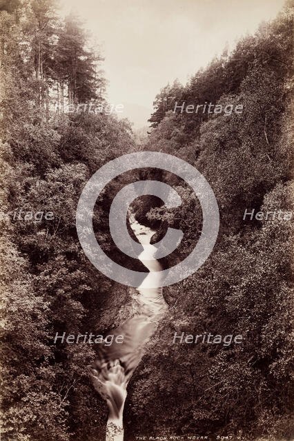 The Black Rock, Novar, 1860-1880. Creator: James Valentine.