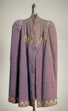 Evening cape, French, 1890. Creator: Emile Pingat.