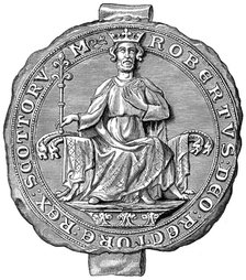 Seal of Robert the Bruce, King of Scotland, 14th century (1892). Artist: Unknown