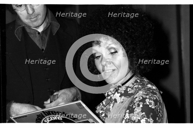 Cleo Laine, London, 1971.   Artist: Brian O'Connor.