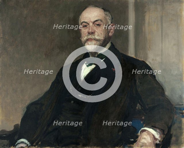 Portrait de Léon Pissard, 1920. Creator: Jacques Emile Blanche.
