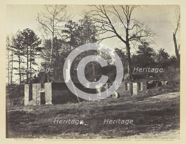 Ruins of Gains' Mill, Virginia, April 1865. Creator: John Reekie.