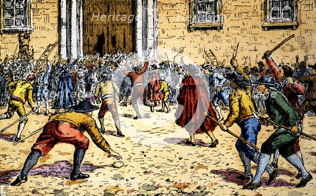 Esquilache Mutiny (Madrid, 23 - 26 March 1766) because of the rising of the consumer products and…