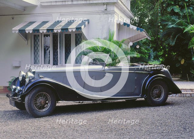 1936 Lanchester 4.5 litre Straight Eight. Creator: Unknown.