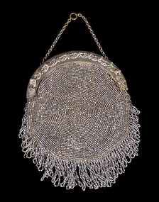 Evening bag, probably European, 1850-59. Creator: Unknown.
