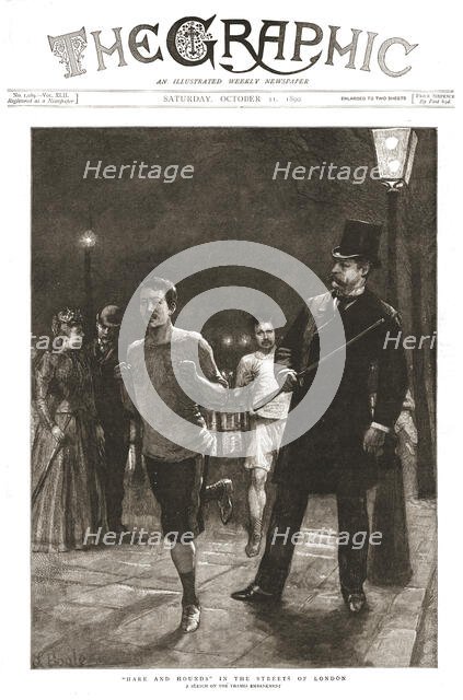 ''The Graphic, Front Cover Saturday, October 11, 1890', 1890. Creator: Unknown.