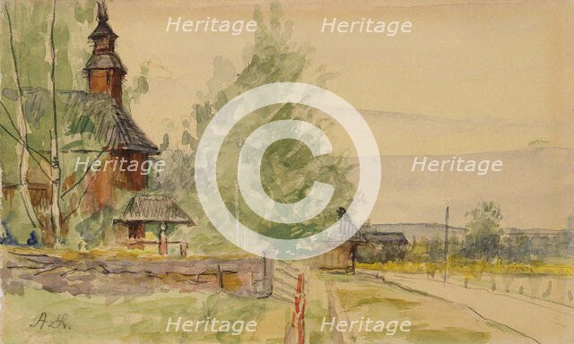 Landscape, c1890s. Creator: Amelie Lundahl.