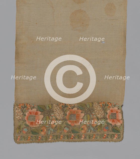 Towel or Napkin, Turkey, 19th century. Creator: Unknown.