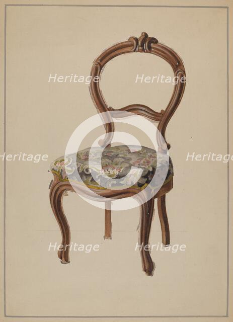 Chair, c. 1936. Creator: Marcus Moran.