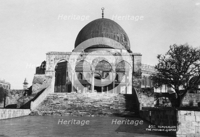 The Dome of the Rock, Jerusalem, c1920s-c1930s(?). Artist: Unknown
