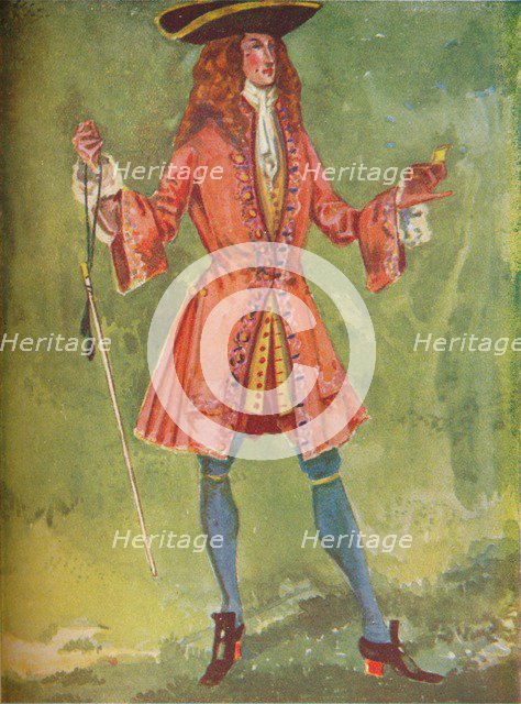 'A Man of the Time of Queen Anne', 1907. Artist: Dion Clayton Calthrop.