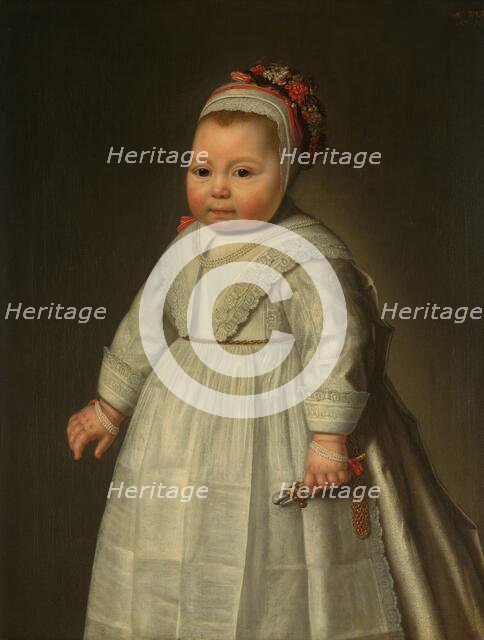 Portrait of Jacoba Bontemantel (1643-?), 1644. Creator: Anon.