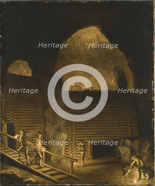 Falun Copper Mine, ca 1784.