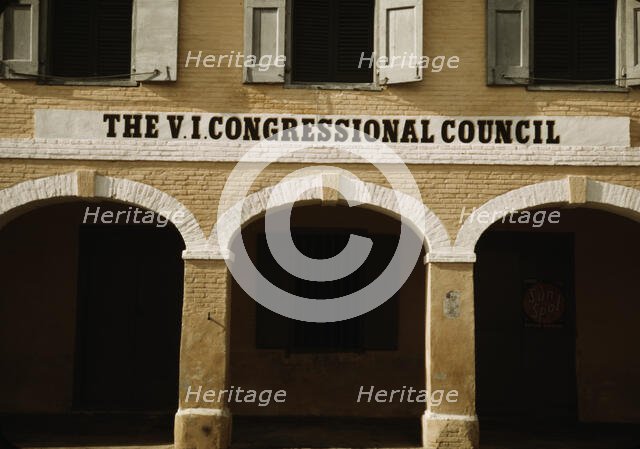 Charlotte Amalie, St. Thomas, Virgin Islands, (capitol), 1941. Creator: Jack Delano.