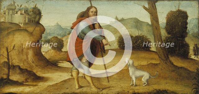 Saint Roch, c1442. Creator: Circle of Francesco Francia.