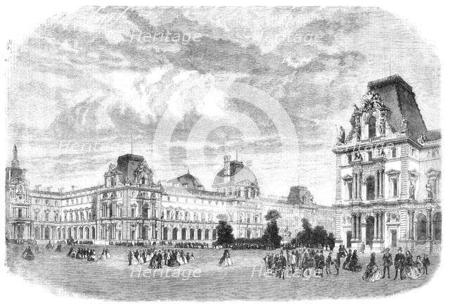 New Court of the Louvre, Paris, 1856.  Creator: Unknown.