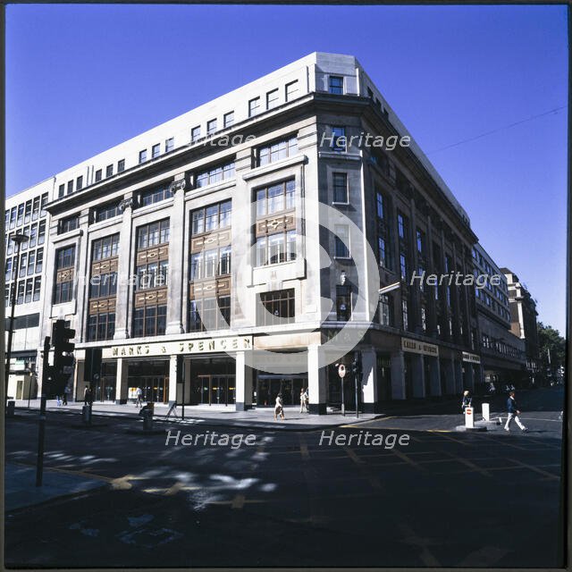 Marks and Spencer, 458-464 Oxford Street, City of Westminster, London, 1970s-1990s. Creator: Nicholas Anthony John Philpot.