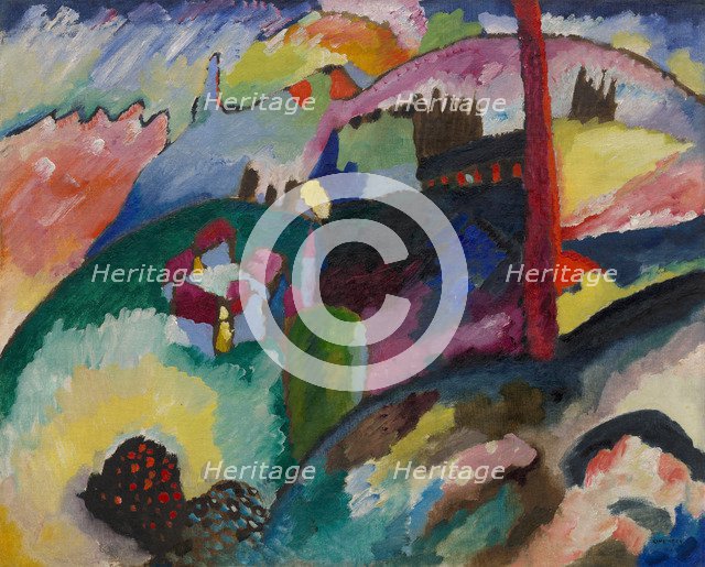 Landscape with Factory Chimney, 1910.