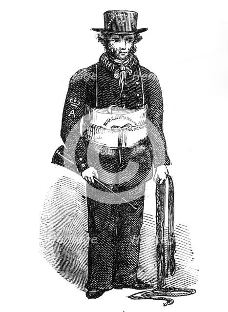 Humane Society's iceman, 1844. Creator: Unknown.