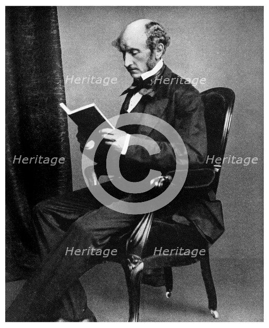 John Stuart Mill, British philosopher and social reformer, 19th century (1956). Artist: Unknown