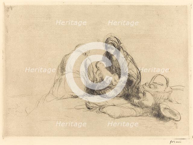 The Rest on the Flight into Egypt, 1909. Creator: Jean Louis Forain.