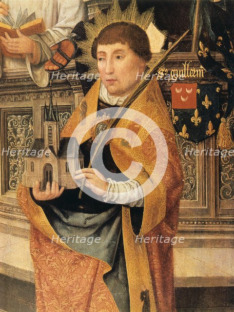 'Annunciation' (detail), 1516-1517. Artist: Jean Bellegambe