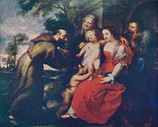 'The Holy Family with Saints Francis and Anne and the Infant Saint John the Baptist', c1630. (c1935) Artist: Peter Paul Rubens.
