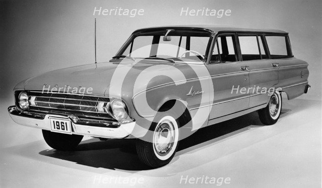 1961 Ford Falcon station wagon Artist: Unknown.