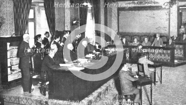 Latin America Against Germany; In Rio de Janeiro: the session of October 26.., 1917. Creator: Unknown.