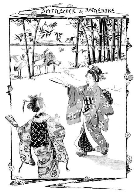 Shuttlecock & Battledore, 1895. Creator: Unknown.