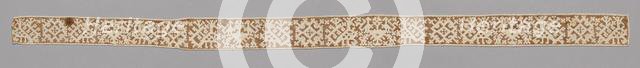 Needlepoint (Drawnwork) Lace Band, 16th-17th century. Creator: Unknown.
