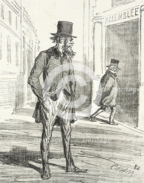 Trouver 41 milliards! Faut-il être fort! Moi qui ne peux pas trouver seulement dix francs!, 1872. Creator: Cham.
